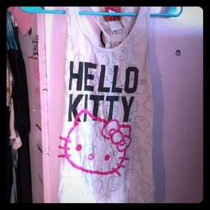 Hello kitty pj shirt
